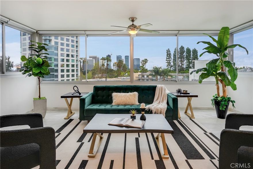 Welcome to Suite 4D in the luxurious Comstock. This spacious, sun-drenched 3-bedroom, 3-bathroom condo comes with all the bells and whistles. Boasting 2,064 square feet of living space and modern finishes throughout, Suite 4D offers stunning city views of Century City and the Wilshire Corridor from every room, in-unit washer and dryer, and a vast, open layout.



The Wilshire Corridor’s high-rise condominiums each have their own distinct character and lifestyle, and The Comstock is no exception. From the beautifully landscaped, opulent driveway and refined lobby, to the attentive 24/7 full-service valet and concierge, no detail is spared. Residents enjoy an abundance of luxurious amenities, including a heated pool, spa, sauna, gym, and banquet room—making The Comstock the epitome of sophisticated living.



Beyond its incredible features, this residence boasts an unbeatable location. It is conveniently situated just a stone’s throw from Beverly Hills, Century City Mall, Holmby Park, Westwood Village, UCLA, and offers quick access to the 405 freeway, making commuting effortless.



Don’t miss this rare opportunity to make this exceptional unit your new home!