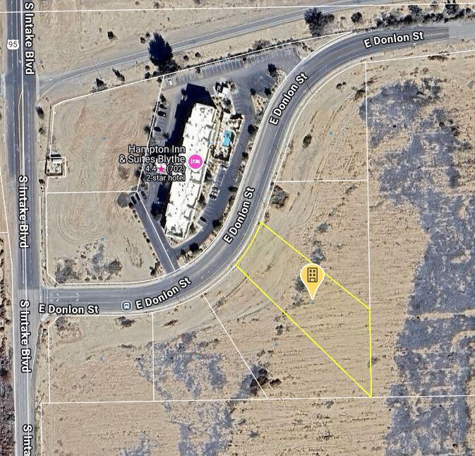 Positioned at the first main offramp entering California from the westbound I-10 Freeway, this unique commercial opportunity offers unmatched visibility and access. Near an established hotel, this spacious lot-- approximately 1.12 acres -- is ready to host your next business venture. With utilities available and General Commercial zoning in place, this parcel is primed for development.Capture the constant flow of traffic from one of the busiest interstate routes in the country. This is the last major stop before crossing into Arizona, making it a strategic location for retail, dining, or service-based businesses. Drivers can spot your signage directly from the freeway, and convenient access ensures you're not just seen--you're reached.