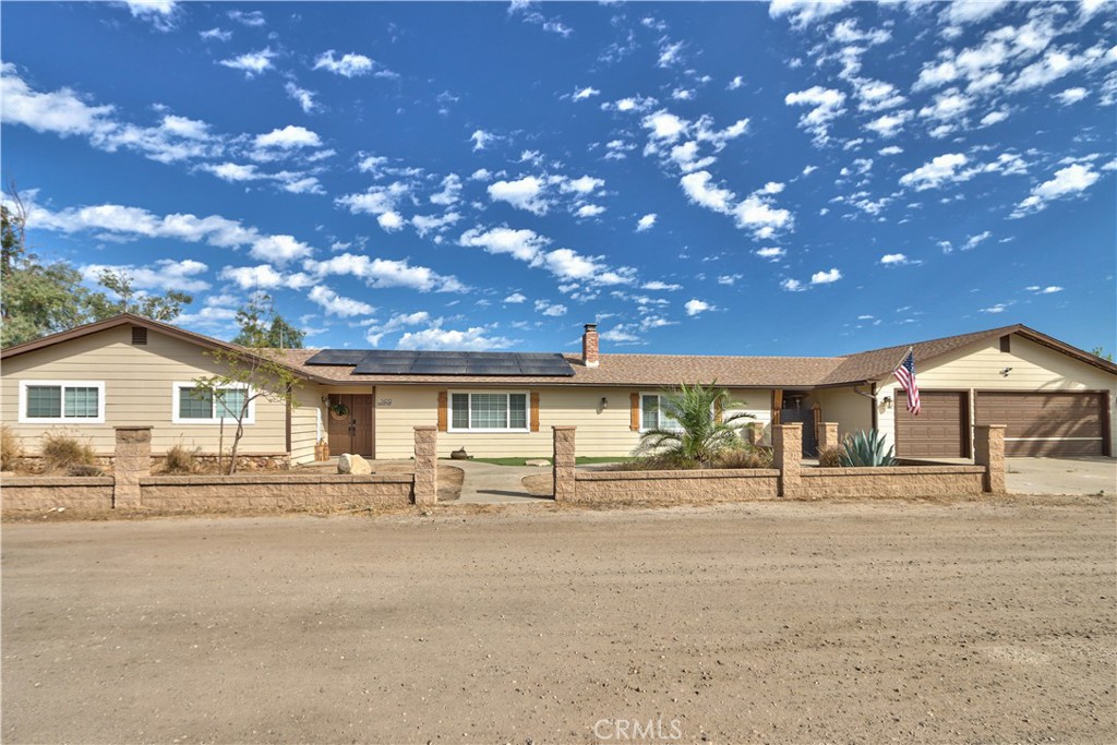 A must see updated 3 bedroom, 2 bathroom, ranch home on just over 1/2 acre in beautiful Ramona! This home boasts upgraded counters and backsplash, LVP throughout, LEASED SOLAR WITH TESLA BATTERY BACK UP, 3 storage sheds, a 10 person hot tub, covered patio, and a blank slate to build your dream back yard. With RV and BOAT PARKING on property and no HOA telling you what you can and can't do with your blank canvas back yard! The front yard is thoughtfully landscaped and drought tolerant. This beautifully remodeled home includes kitchen appliances, washer, dryer, children's play set, and an opportunity to include the RV on site. Less than an hour to downtown San Diego while still living in the country and a short drive to visit the beach or Temecula Wine Country! Book your private showings today!