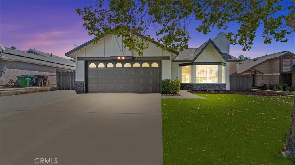 Beautifully remodeled 4-bedroom, 2-bathroom single-story home in Moreno Valley! This turnkey property has been freshly painted inside & out and features upgraded flooring throughout. The open floor plan offers a spacious living room with natural light and a beautifully updated kitchen with sleek countertops, modern cabinetry, and stainless steel appliances. The primary suite includes a private en-suite bath, while three additional bedrooms provide space for family, guests, or a home office. Enjoy the expansive backyard complete with a sunroom ideal for entertaining or relaxing, plus a patio cover for shade. Conveniently located near schools, shopping, and freeway access. No HOA and low property taxes!