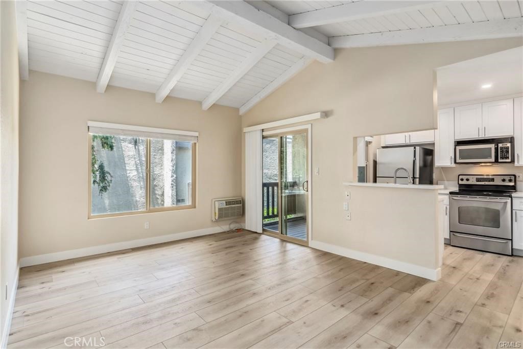 Come enjoy this fully upgraded, turn key Junior 1 bedroom, Upper unit inside the gated community of Monterey Villas. Experience a newly remodeled kitchen which INCLUDES dishwasher and microwave, large bathroom, and cheery living area. Climate controlled Wall AC guaranteed comfortable cool days. Call agent Armando for easy showing! Ask about lease-to-own as an added option. Pet welcome upon approval.
Well sized covered balcony perfect for relaxing and summer BBQ's. Ideal location in the Tustin Unified School District, (FOOTHILL HIGH ) nearby grocery stores and retail outlets, easily accessible to major freeways, Resort like amenities include a Sparkling community pool, hot bubbly spa, Fitness center, LIGHTED tennis courts, BBQ area and convenient SUPER CLEAN on-site laundry room. Parking: Dedicated carport parking makes coming and going a breeze! Plus a parking pass for an overnight guest or second vehicle.
This home has everything for a single or a double occupancy. Easy application and ready for immediate occupancy. IMPORTANTLY Near Orange County global hospital and Saint Joseph’s. Near the 55,5,22 freeways.