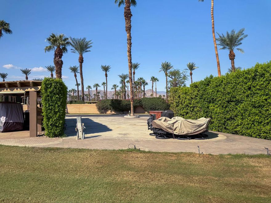 Enjoy a beautiful view at Outdoor Resort Indio with this Phase 1 RV lot, perfectly positioned for wide-open golf course vistas. Private and inviting, this lot features mid-lot hookups, no RV lots across the street and is a great lot to build on.Just a short walk from the clubhouse, pools, fitness center, and all the resort's top-tier amenities, this lot offers not only a beautiful setting but also unbeatable convenience. Whether you're here for the golf, pickleball, or the vibrant social calendar, you'll love the balance of privacy and activity this location provides.Outdoor Resort Indio is a Class A only RV community.