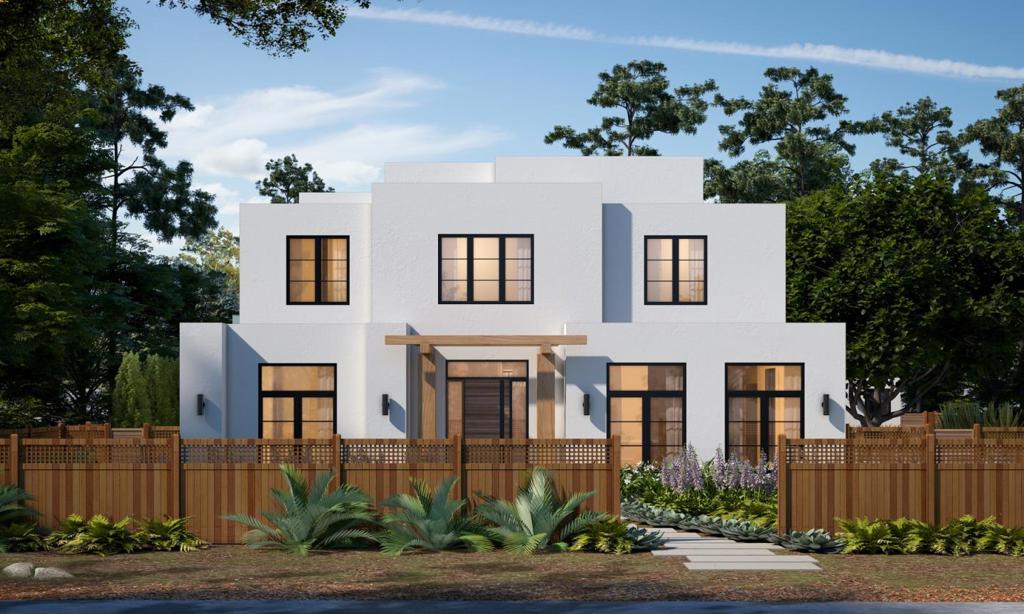 Stunning Spanish Style Architecture with Luxurious Modern Finishes. High end new construction in Prime Menlo Oaks location. Roughly 6,547sf of living space on a spacious, roughly 19,914sf lot. 6 bedrooms + office and 6.5 bathrooms. Chefs kitchen opens into great room with roughly 22ft ceilings, generous island, and high-end appliances. Luxurious and enormous primary suite with walk in closet and spa-like bath. Substantial sitting room/retreat off the primary suite with balcony. 4 bedrooms upstairs and private guest suite on main level. Spacious 1 bedroom guest house, pool, and beautiful landscaping/hardscaping. Spacious rooftop terrace. Sought after Menlo Park Schools.