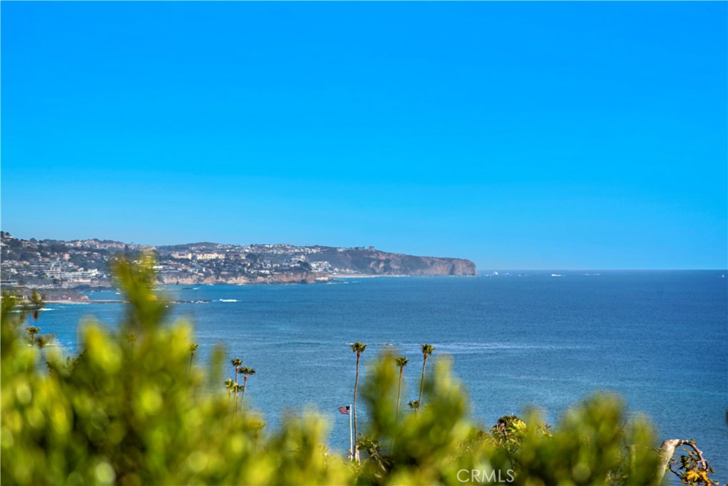 Great North Laguna back house above garage with ocean views! Beautiful light and bright modern style with an ocean view deck with 2 hammocks. The living room is spacious with dining area and hardwood floors throughout, with La Cantina doors that provide an indoor outdoor space when opened to balcony overlooking ocean and coastline views. The full kitchen with dishwasher opens up to living room and deck. The ocean view bedroom has an attached bathroom with tub and shower! Street parking only. No pets or smoking allowed. Landlord pays for gas, water, electric, cable and wifi~Available 9/1/25.