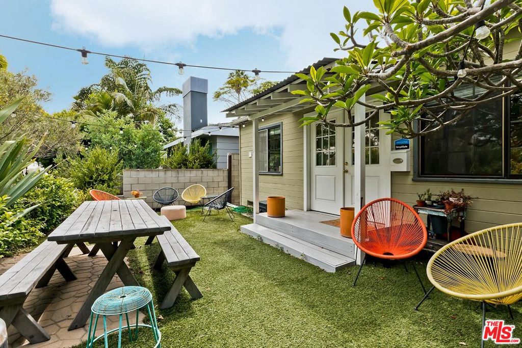 Incredible opportunity to own a character-filled Venice bungalow-style duplex just moments from Abbot Kinney, the beach, and some of the best shops and restaurants on the Westside. Located across the street from Coeur d'Alene Elementary, this well-maintained property offers charm, location, and strong income potential. The front 2-bedroom/1-bath unit and the rear 1-bedroom/1-bath unit are both bright, spacious, and updated, each with its own private adjacent outdoor space perfect for relaxing or entertaining. A two-car garage and three additional off-street parking spaces provide rare convenience in this highly walkable neighborhood. With excellent long-term tenants in place and solid rental income, this is a fantastic investment opportunity. Potential value-add upside includes exploring a garage conversion to a junior ADU (buyer to verify). Whether you're an investor, owner-user, or looking for flexible living arrangements, this one checks all the boxes.