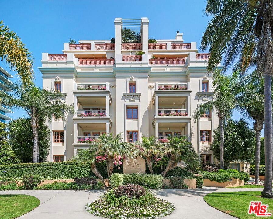 A rare opportunity to own in the fabled El Tovar by the Sea. Originally constructed in 1996, the building blends Classical Revival, Streamlined Moderne and Classic Mediterranean architectural styles. Residence One East welcomes you into a grand indoor/outdoor floor plan that features 2474 square feet of living space, high ceilings, hardwood floors and boasts a large patio with gardens and direct private secure access to the Alta Ave's sidewalk. This indoor outdoor living provides the lifestyle of a home with all the amenities in a luxury full service building. Ideal for pet owners and/or those who enjoy walking outside on the famed bluffs or strolling to nearby restaurants or boutiques. This spacious 3 Bedroom, 2.5 Bath layout provides separate sleeping areas and an open living and dining area, filled with natural light throughout. Recently upgraded stunning outdoor pool and spa, fully equipped indoor gym, private two car garage, and 24/7 closed circuit monitored security. Truly must see to fully appreciate this remarkable unit at the most commanding address on Ocean Avenue.