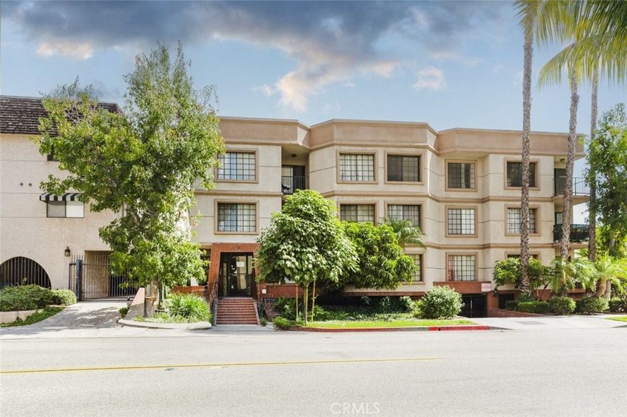 Welcome to 426 N Maryland Avenue - a bright and spacious 2-bedroom, 2-bath condo located in one of Glendale's most desirable neighborhoods. This inviting first-floor unit features an open floor plan with laminate wood flooring in the living areas, tile in the kitchen and baths, and recessed lighting throughout. The large living and dining area opens to a private balcony, perfect for relaxing or entertaining. The kitchen offers ample cabinetry, a gas stove, and a dishwasher. Both bedrooms are generously sized with plenty of closet space, including a primary suite with a walk-in closet and en-suite bath. Additional highlights include in-unit laundry, controlled access, and low HOA dues. Two assigned parking spaces in the community parking garage with controlled entrance. Ideally situated in the heart of Glendale's financial district - just moments from the Americana at Brand, Glendale Galleria, Porto's Bakery, and Brand Boulevard's shops, cafes, and entertainment - this home offers the perfect blend of comfort, convenience, and city living.