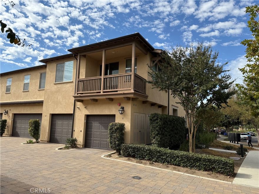 Welcome to 3410 E. Santa Clara Paseo #1 in Ontario Ca.  A Gem in the Heart of Ontario Ranch. Step into resort-style living in this beautifully designed townhome nestled in Ontario Ranch’s acclaimed New Haven community. This contemporary residence offers the perfect blend of comfort, convenience, and curb appeal. Ideal for first-time buyers, downsizers, or savvy investors. Thoughtfully crafted with an open-concept floorplan that maximizes space and natural light. The living, dining, and kitchen areas flow seamlessly together, perfect for entertaining or everyday living. A Well-appointed Chef’s Kitchen with stainless steel appliances, granite countertops, and ample cabinet space. Upgrades include luxury vinyl wood-style flooring, recessed lighting, designer finishes throughout. The primary Bedroom is generously sized. In unit laundry, central air conditioning, and smart storage solutions cater to modern needs. Residents enjoy access to community pools, spa, clubhouse, barbecue areas, dog parks, playgrounds, and landscaped gathering spaces. Connectivity & Convenience — Minutes to the 91, 60, and 15 freeways, making commuting a breeze. Close proximity to Ontario International Airport, Ontario Mills Shopping Center, and supermarkets.  The development is part of a well-maintained master-planned community with cohesive design, community oversight, and shared enjoyment of common spaces. Top-rated schools nearby, including elementary, middle, and high schools in the Chaffey Joint Union district. Don’t miss your opportunity to claim this inviting home in one of Ontario’s most desirable communities.