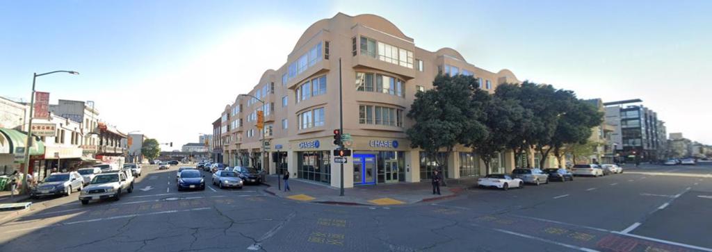 Spacious 1BR/1BA bright Corner top floor unit in the heart of Oakland Chinatown that's been recently refreshed with new interior paint. Close to Restaurants, BART, Jack London Square, Bus and Banks. Parking is within the building on a rental basis ($175/mo). Washer & dryer in unit.