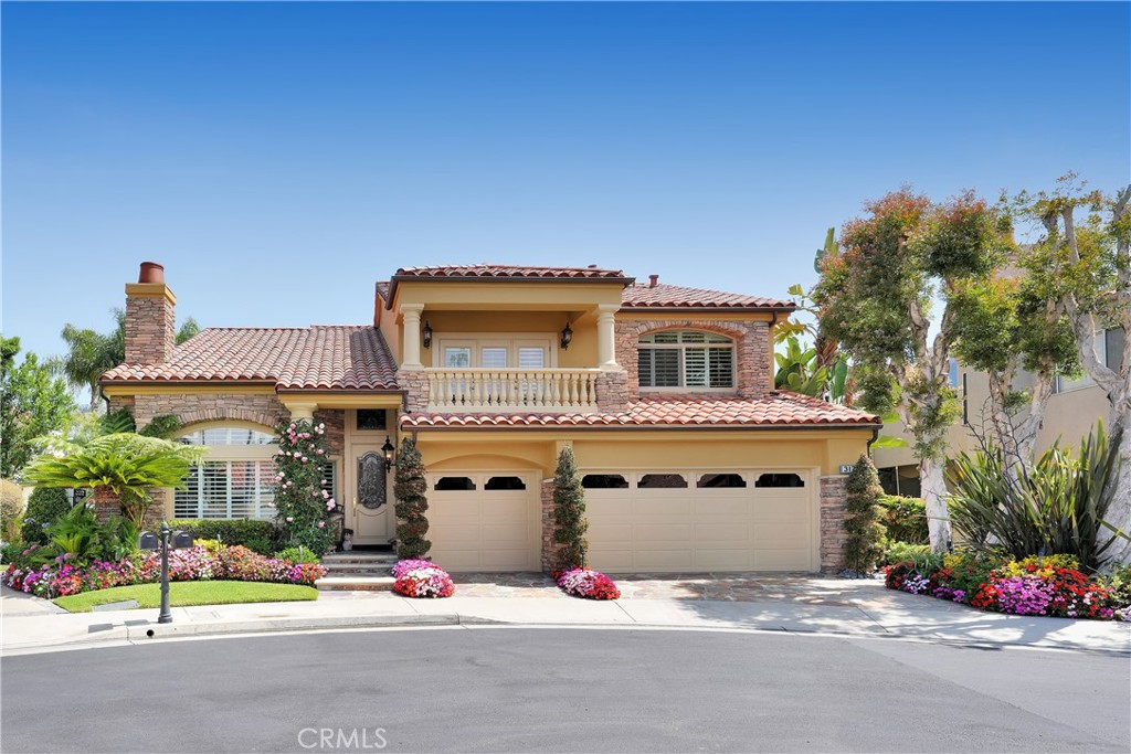 Breathtaking Home Available In Newport Canyon Community - Prime Location!!
Experience comfort, sophistication, and the pride of a prime neighborhood in this beautifully maintained 3-bedroom home with a loft (optional fourth bedroom) on a private cul-de-sac. Offering 2,432 sq ft of refined living, this residence showcases a substantial investment in custom mill work, Lauzen wood floors, Wood-Mode custom built-in cabinetry, new windows and French doors with 1/2 inch single pane glass and V-groove etching, custom leaded glass throughout.
The high-end kitchen is equipped with a Sub-Zero refrigerator and an industrial Dacor eight-burner oven, perfect for the culinary enthusiast.
Step outside to a stunning backyard retreat with a sparkling pool, spa and tranquil running fountains surrounded by lush, beautifully landscaped grounds-perfect for relaxing and entertaining. The outside bar seats 10 comfortably. Built-in Dacor BBQ, burners, refrigerators, and mature vegetation. The front landscaping enhances the inviting curb appeal, reflecting the care and pride found throughout the home.
Additional highlights include a garage with custom cabinets and overhead storage.
With proximity to John Wayne Airport, award-winning beaches, top-rated schools, and easy freeway access, this rare opportunity offers a well-cared-for home ready for you to enjoy, blending sophistication, exceptional location, and the warmth of a truly special property.