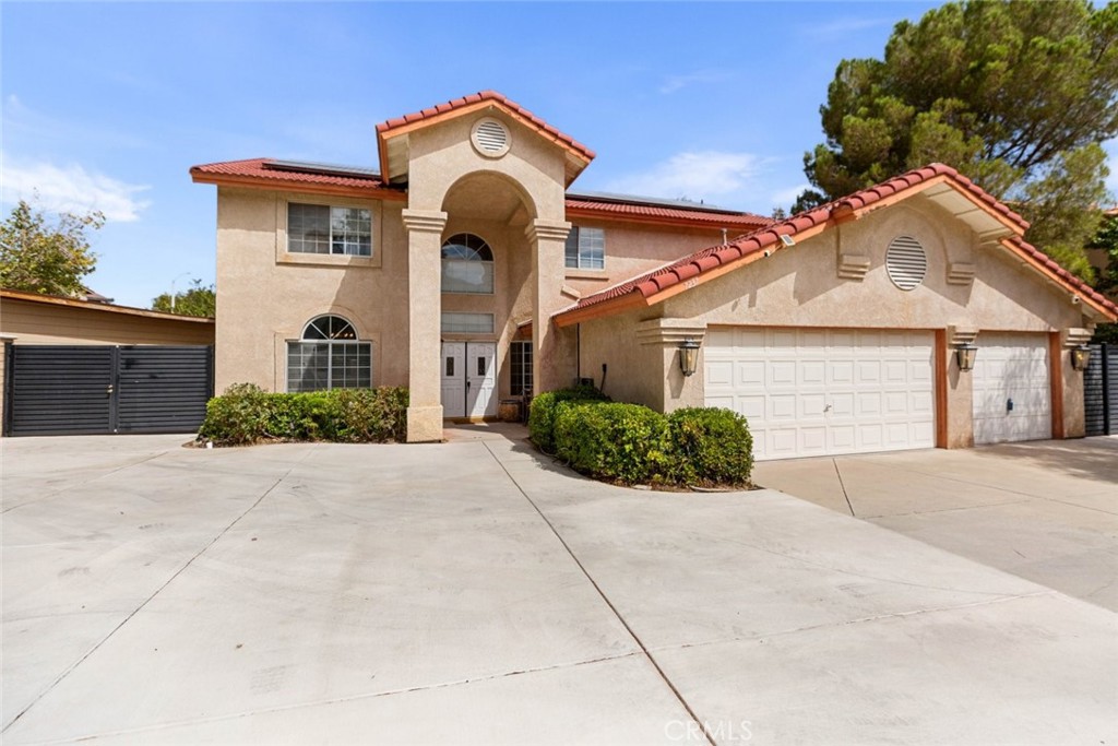 This stunning 5-bedroom, 3-bathroom single-family home offers 3,263 sq ft of beautifully upgraded living space on a generous 13,763 sq ft lot. With 3 attached garage spaces, this home perfectly balances comfort, space, and style. Home is fully furnished.
Considered the entertainer's dream featuring a Pebble Tec pool with a waterfall, water slide, Jacuzzi, and color-changing LED lighting, all powered by a dedicated solar system for the pool. The home also boasts 36 fully paid-off solar panels, keeping energy costs low year-round.
Enjoy evenings by the custom fire pit or host unforgettable gatherings in the freshly poured concrete patio areas that span both the front and backyard. The entire property is enclosed by block walls and custom gates, providing security, privacy, and peace of mind.
Inside, the home is filled with modern upgrades throughout, truly too many to list. From spacious living areas to well-appointe