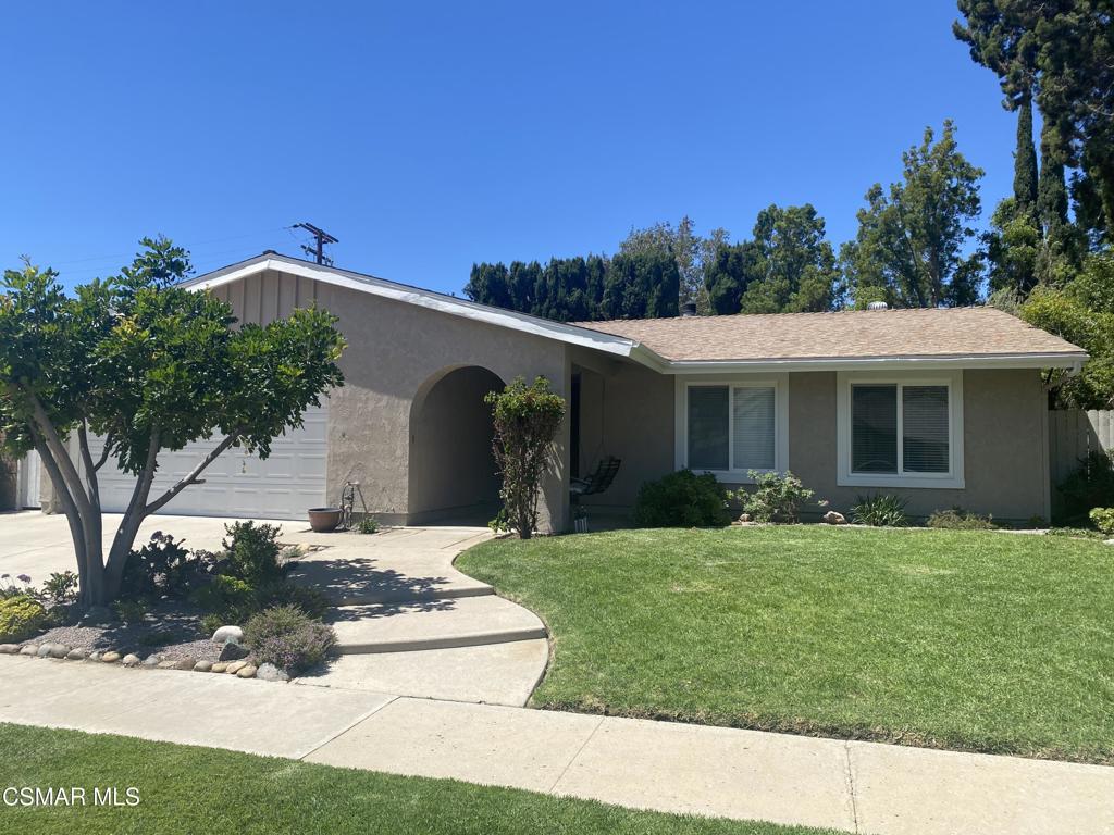 Beautiful one story 3 bed, 2 bath home. Light and bright. Open floor plan, big formal dining room, family room with fireplace and skylight. All hard surface flooring through out. Absolutely private backyard with patio and storage shed. Gardener included. Pets will be considered with additional deposit. Available now.
