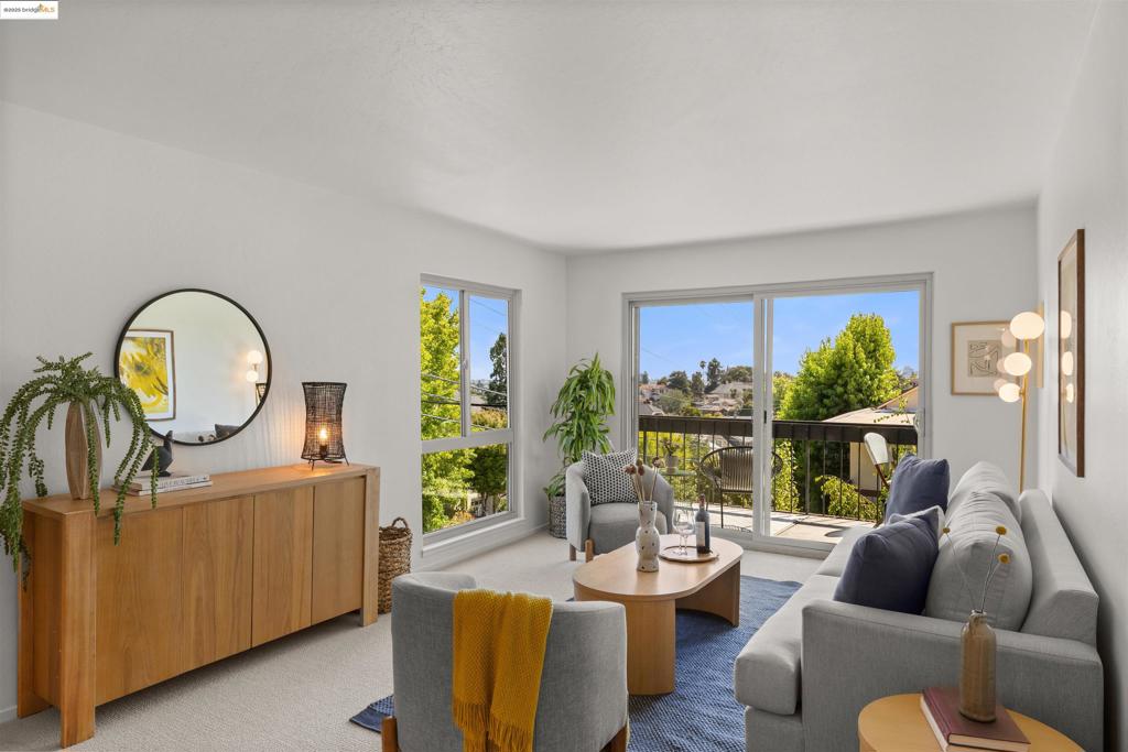 First time on market in 30+ years! Discover comfort and convenience in this spacious 2-bedroom, 2-bathroom, 937 sq ft top-floor corner unit at 555 Jean Street, ideally situated in Oakland's coveted Rose Garden neighborhood. Enjoy 180-degree views of downtown Oakland and beyond from the private balcony with the best patio orientation in the building. This property is move-in ready with new carpeting, updated kitchen appliances, and fresh paint throughout. The space is bathed in natural light, particularly in the afternoon, creating a warm and bright ambiance. A rare complex swimming pool and sauna offer the perfect wellness retreat year-round. Pets are welcome (refer to CC&Rs). Perched peacefully above Grand Avenue, you'll enjoy easy access to Oakland’s most popular commercial districts - Piedmont Avenue, Rockridge, and Grand/Lakeshore Avenues - which offer amazing restaurants, diverse shopping, and farmers markets. Nature lovers will delight in the proximity to Morcom Rose Garden, located just a few blocks away, and Lake Merritt, offering sunny waterscapes about 1 mile from your door. Transit access via bus, freeway, or 19th Street BART is straightforward. Experience the best of Oakland living!