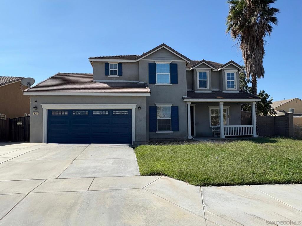 NO HOA’S!! Beautiful 2006 energy efficient home located in the family orientated Community of San Jacinto. Bring your clients and bring your offers! This is a SHORT SALE!!! Bring the entire family to check out this huge home located on a corner lot, with solar, RV parking and surrounded by scenic mountain views. This HUGE home is 3693 SF, Lot is 7840 SF and has 4-car garage. YES, 4 CAR GARAGE which is a rare find. Enjoy 5 bedrooms (one bedroom with private bathroom downstairs), 4 bedrooms upstairs, 4.5 bathrooms (JACK & JILL bathroom connects 2 bedrooms upstairs), laundry and fireplace downstairs. Master Suite has tub and separate shower, His & Hers walk-in closets, and a very spacious bedroom. Gourmet kitchen features granite countertops, stainless steel appliances, and island. Open floor concept allows for seamless transition from kitchen to dining room & family room. Retreat to the spacious loft for movie night or to unwind. San Jacinto is an exciting community nestled next to rolling hills & agriculture. Perfect location for families to explore, sightseeing, hiking & outdoor activities. Plenty of things to do in neighboring communities of Temecula Wine Country, Promenade Mall, Old Town Temecula, Golfing, Casinos, restaurants & shopping.