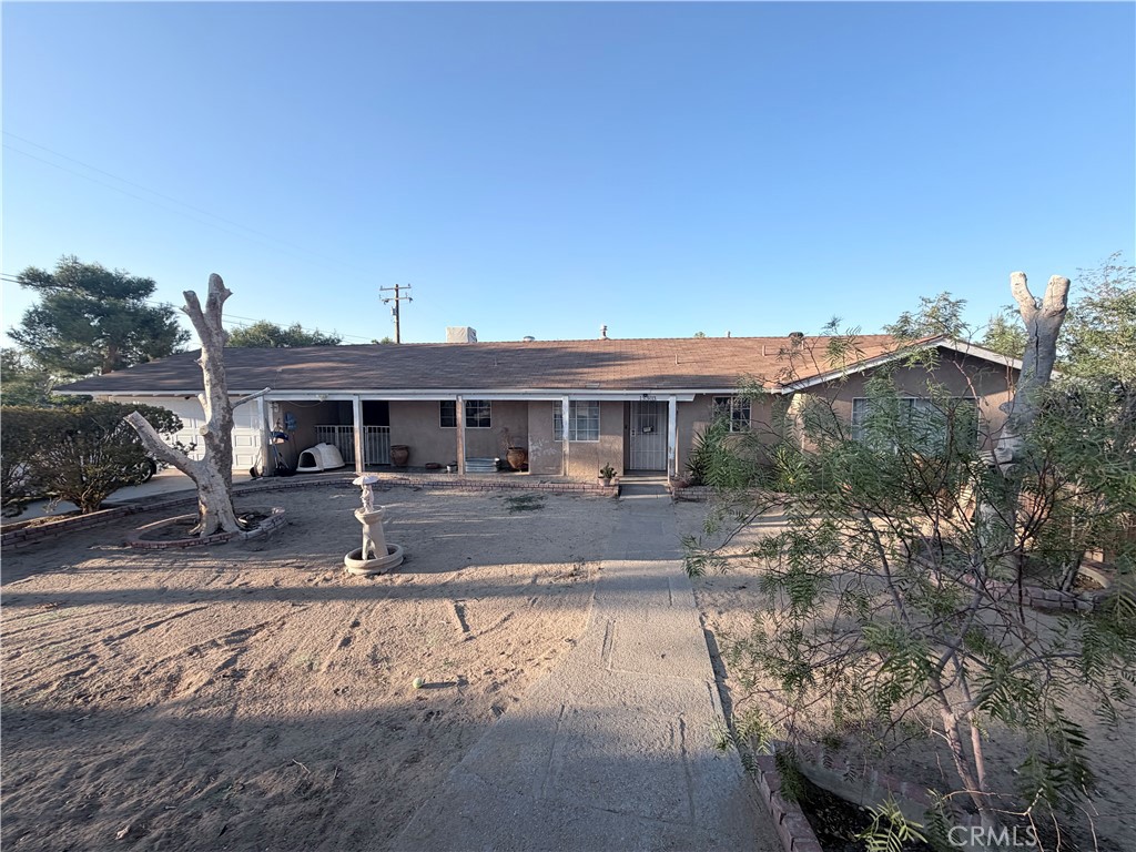 Welcome to 13303 E Avenue W6, Pearblossom, CA
This charming desert retreat offers 3 bedrooms, 2 bathrooms, and 1,239 sq. ft. of living space on an expansive 31,637 sq. ft. lot.
Interior Features: Spacious living room with natural light, sliding glass doors, and cozy fireplace corner, Functional kitchen with plenty of cabinet space, tiled countertops, and adjacent dining nook, Comfortable bedrooms with ceiling fans, neutral tones, and closet space, Two full bathrooms, including a dual vanity with framed mirrors and a tiled shower
Outdoor Living: Over 31,000 sq. ft. lot with endless possibilities for gardening, animals, RV parking, or future expansion, Covered wood patio deck, perfect for relaxing or entertaining, Detached 2-car garage and plenty of extra parking, Mature trees offering shade and a peaceful country feel.
This home combines quiet desert living with the convenience of being just a short drive to town. With its open space and large lot, the property is ideal for families, hobbyists, or anyone looking for a retreat away from the city. Don’t miss your chance to own this desert gem — schedule your private showing today!