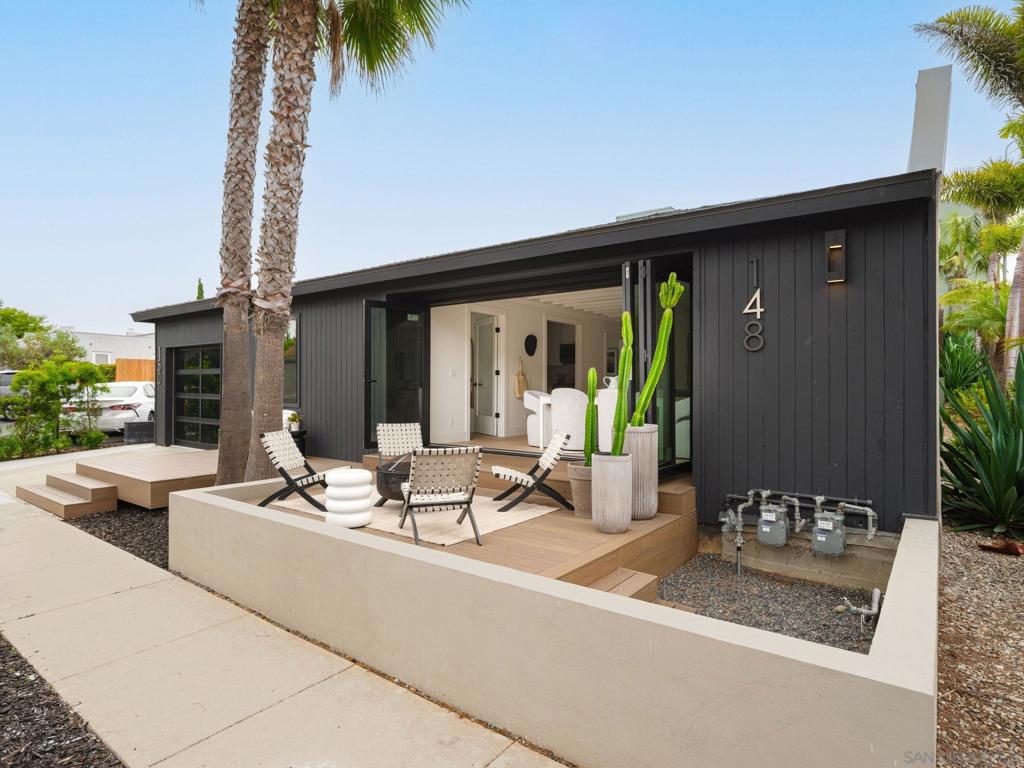 This reimagined home, just steps to Fletcher's Cove, is the beach house you've dreamt of! The front home offers 2 bedrooms + 1 optional, with a floorpan that feels open with an indoor/outdoor flow, perfect for coastal living! The back bungalow is a large one bedroom that explodes with natural light and privacy. Whether you're looking for a beach house to call home, or an investment property that would shine, this home is perfect with its optionality! NEW high efficiency HVAC, high efficiency tankless water heater, fully re-plumbed to the street, new electrical (and upgraded dual socket panel - 400 AMP). You will not find a better move-in ready duplex with this proximity to the beach and the 101 scene!