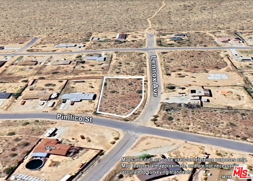 Discover the perfect canvas for your dream home on this rare corner lot in Yucca Valley's desirable Yucca Mesa neighborhood. Spanning approximately 0.56 acres (24,200 sq. ft.), this oversized parcel offers ample space for a custom home, outdoor living areas, or even a pool and garden oasis. With public water and overhead power available to the site, building your desert retreat is made simple. Enjoy breathtaking desert and mountain views from your own backyard, surrounded by the peaceful beauty of the high desert landscape. Nestled in a quiet residential neighborhood, this property offers both tranquility and convenience. You'll be just minutes from Highways 62 and 247, local shopping, schools, restaurants, and the world-renowned Joshua Tree National Park. Whether you're seeking a full-time residence, vacation getaway, or investment property, this lot presents an exceptional opportunity to create your own slice of desert paradise.