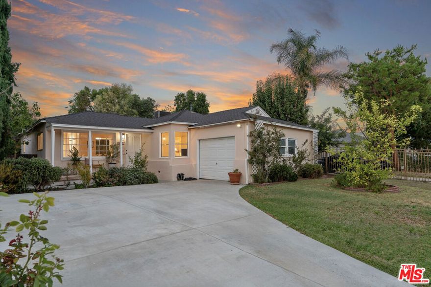 Welcome to this beautifully maintained home on a quiet Reseda street, surrounded by mature landscaping, citrus, and fig trees. A large grassy yard and peaceful covered patio just off the kitchen create the perfect setting for outdoor living and entertaining. Inside, the open floor plan features a newly renovated kitchen including new premium appliances with a spacious island seamlessly connecting to the family room, where a cozy fireplace adds warmth and charm. The home offers 3 bedrooms and 2 bathrooms, along with numerous upgrades completed in the last five years including roof, HVAC system, water heater, fencing, and more. Lovingly cared for and thoughtfully updated, this home is move-in ready and full of character. Close proximity to Pierce College, CSUN and freeway access. Don't miss the opportunity to call this private property your next home.
