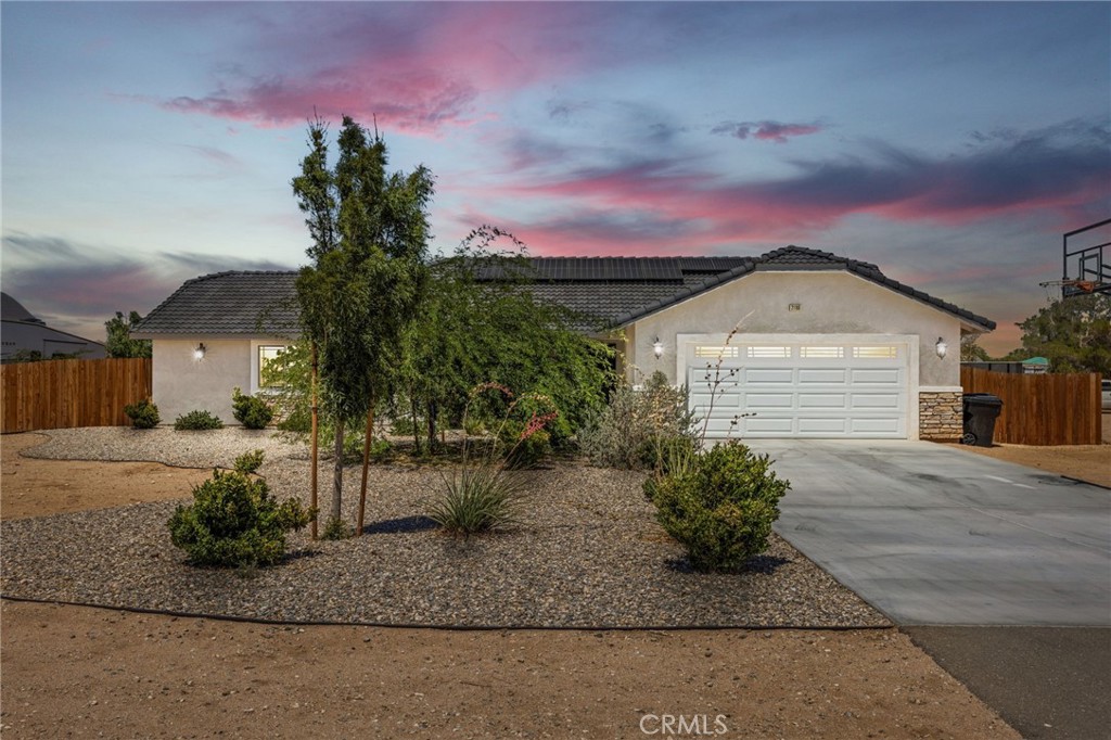 This Like-new Apple Valley home was built in 2022! This bright, move-in ready property features 3 bedrooms and 2 bathrooms on a spacious half-acre lot with RV parking. Inside, you’ll love the open floor plan, modern finishes, and bright living spaces. Enjoy energy efficiency and low utility bills with the paid-for solar system. Conveniently located in the heart of Apple Valley, close to shopping, dining, schools, and commuter routes. A rare find combining modern comfort, space, and savings—ready for its new owner!