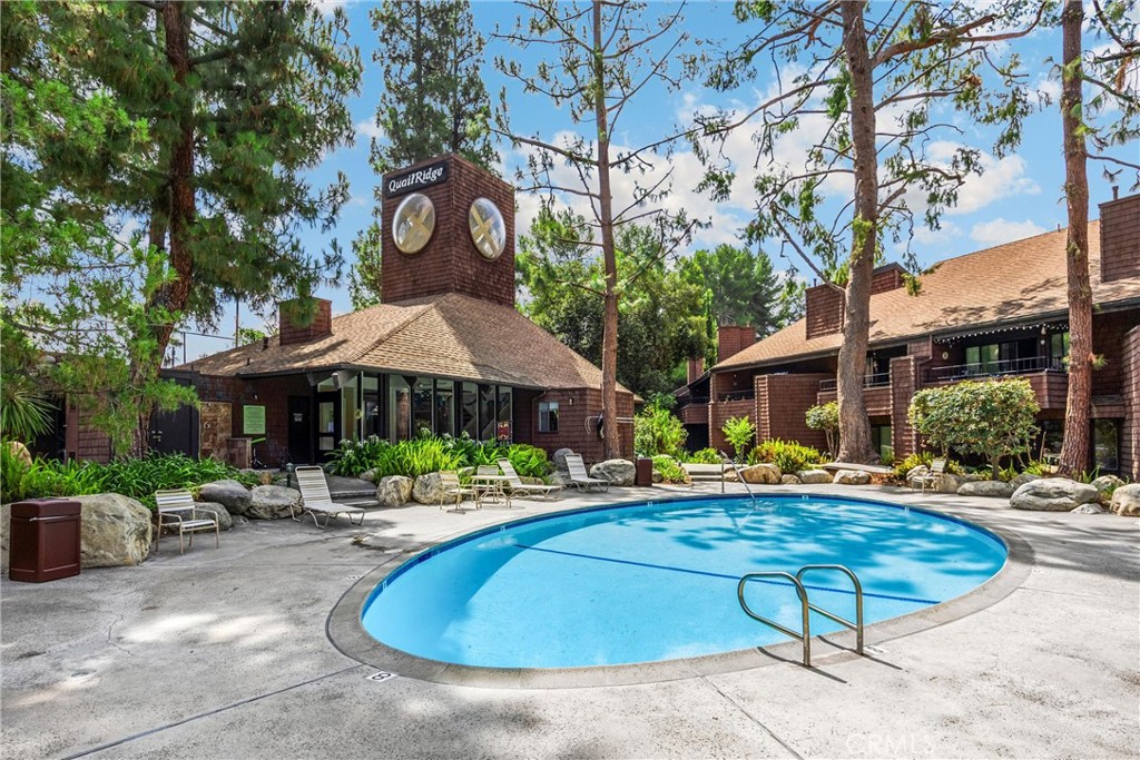 SINGLE-STORY COMFORT IN QUAIL RIDGE!... Discover a peaceful retreat in the highly desirable Quail Ridge community, known for its park-like surroundings, mature landscaping, meandering streams, and gentle waterfalls. Unbeatable location across from Craig Park. Perfect for walking, jogging, or enjoying the outdoors with friends and family. You’ll also be minutes from Downtown Brea, Downtown Fullerton, Cal State Fullerton, and top-tier shopping and dining, with quick access to the 57 freeway. This rare, ground-floor home offers true single-level convenience, making it a smart choice for every stage of life. It even has direct access from your back patio straight into the pool. And to top it all off, this unit is the LARGEST 2 bedroom model available in this Community, with a whopping 1349 sqft of living space! With a little vision and creativity, this property can be transformed into your dream home, perfectly tailored to your taste. A wonderful opportunity to refresh and customize - choose the finishes, colors, and upgrades that match your personal style. This home has not been on the market for over 30 years, so don't miss out on this moment!