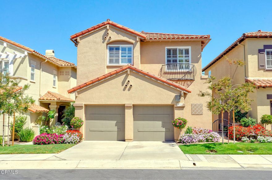 Fabulous gated, spacious and private turnkey Golf Villa with breath taking views! Hurry to see this completely updated Spanish Hills property that will have you never wanting to leave. The soaring ceilings, recessed lighting, custom fireplace and spacious kitchen with stone counters are beautiful. Recent updates include:  New Carrier HVAC and Smart Thermostat, Primary bathroom suite remodel, all new door hardware including the front door with electronic entry, closet added to den/office (now a true 4th bedroom), all toilets replaced, vanity replaced in 1/2 bath, all new flooring throughout (excepting laundry room) and new washer and dryer! Check out the Mountain views from the Primary Suite balcony that was just restored! A new Brinks Alarm system and hot water recirculating pump are added bonuses. The front, rear and side yard landscaping and lighting are impeccable. Don't miss out!