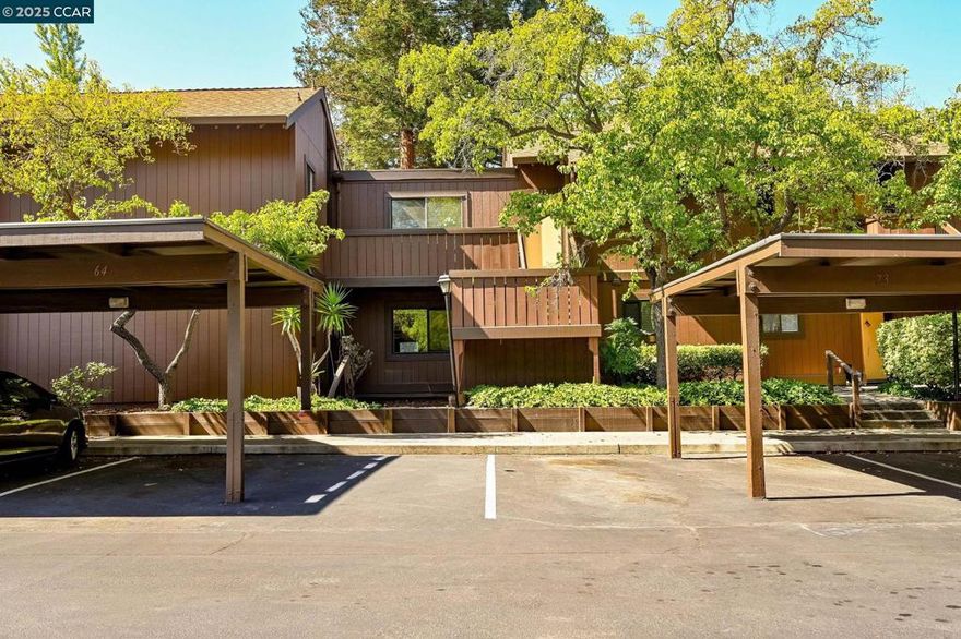 NEW PRICE....Welcome to this well maintained and updated first floor unit.  Convenient to the pool, spa, tennis courts, and clubhouse.  The kitchen has nicely been updated with newer appliances as well as both bathrooms completely updated.  Dual pane windows include window coverings. Ceiling lighted fans in all rooms have been added. New lighting fixture over table. Enjoy your private patio plus short walk to the pool & club house. This home is convenient to shopping, freeway access, and Diablo Valley College. Why wait this home is ready for the buyer who wants to just move in and start living in a wonderful community.  Let's make a deal.....OPEN 10/5/2025 FROM 2 TO 4 PM   A MUST SEE