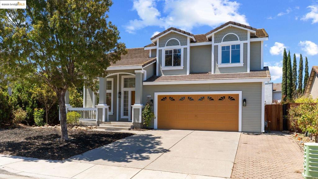 Welcome to 311 Clove Way, a beautifully updated two-story home nestled in one of Oakley’s desirable neighborhoods. This spacious 4-bedroom, 2.5-bath home offers 2,292 sq ft of modern living including two large living rooms and a formal dining area. Inside, enjoy updated LVP and hardwood flooring, fresh interior and exterior paint, and a cozy fireplace. The light-filled kitchen features quartz countertops, stylish cabinetry, stainless appliances, and a central island—perfect for hosting and daily life. The large primary suite has tastefully updated finishes and is equipped with dual vanities, walk-in closet, stall shower and soaking tub. The other two bathrooms have been tastefully renovated with timeless finishes. The large backyard is freshly landscaped with a covered patio, ideal for entertaining and relaxing. Located near Laurel Elementary, Laurel Park, and Laurel ball fields, this home delivers location, space, and style. A rare Oakley opportunity nestled on a generous 6,746 sq ft lot, ready to be called home.