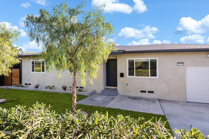 Discover this beautifully remodeled home, close to amenities and the iconic Rose Bowl stadium, offering modern updates in a delightful Pasadena neighborhood. The lucky new tenant will enjoy a top-to-bottom renovation of the entire home, which offers a brand-new kitchen and bathrooms with stylish fixtures and finishes throughout. The living spaces are bright and open, and the home has been freshly painted, has new flooring, new windows, modern lighting and efficient closet built-ins. The stars of the show are the gorgeous kitchen, huge family room and luxurious primary bedroom/bath suite with two closets + built-in cabinets. The kitchen overlooks the dreamy family room which opens to the backyard. The hedged front yard and fenced backyard offer fruit trees for tenant's enjoyment and are private spaces .The home office is perfect used as such, or could be used as a 4th bedroom, nursery or Zoom Room. There is a neat and tidy one-car attached garage.  The location of this home in the desirable North Arroyo/ Brookside area makes enjoying Pasadena's cultural and outdoor assets easy, as it is close to amenities, including coffee, shopping and the restaurants of both Pasadena and Altadena. It is convenient to freeways, offering accessible commuting to greater Los Angeles or along the 134/210 corridors. Truly not your average rental, this home is best suited for someone who appreciates modern finishes and a turnkey living experience.