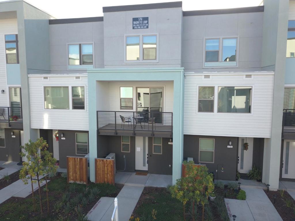This home is perfect for young professionals and small families! You will be pleasantly surprised with a spacious living room combined with an L-shaped kitchen featuring Granite/Quartz countertops, stainless steel appliances, and a convenient pantry. While the second floor is perfect for family gatherings and entertainment, the top floor is featuring two bedrooms with their own private bathrooms, and 2 walk-in closets in the Owner's Suite. Laundry is conveniently positioned near the bedrooms so you don't have to go up and down the stairs. There are no immediate neighbors facing the property which creates a feeling of privacy and allows for the natural light to fill the interior. With over $50,000 in upgrades, you will definitely appreciate the beauty and the modern look of this almost new home! Surrounded by great shopping options, public transportation, and easy access to freeways there not much more to ask for when it comes to this location. Come and see it for yourself!