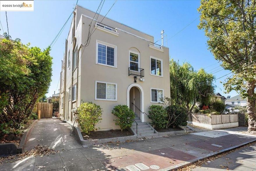The property is a ±4,926-square-foot, six-unit multifamily building located in the heart of North Oakland’s coveted Bushrod neighborhood. The property consists of a front fourplex and a rear duplex, offering a desirable mix of spacious two-bedroom and one-bedroom units. Each unit has been fully remodeled and features in-unit washers and dryers, blending classic turn-of-the-century architecture with modern upgrades. Recent capital improvements include new electrical and plumbing, new windows, exterior paint, and a new roof on the rear building. With strong in-place income and minimal deferred maintenance, this asset offers excellent cashflow and represents a true turnkey opportunity for the next investor.  823–825 55th Street is located in Oakland’s Santa Fe neighborhood, a highly desirable enclave between the Temescal and Rockridge districts, and just blocks from the Berkeley border. This central location offers tenants the best of North Oakland living, easy access to College Avenue and Telegraph Avenue amenities, proximity to UC Berkeley, and a vibrant mix of cafés, parks, and cultural hotspots. With walkable access to multiple AC Transit lines and close proximity to both Ashby and MacArthur BART stations, the property enjoys excellent regional connectivity.