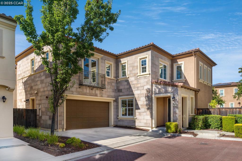 Stunning and move-in ready, this exquisite Toll Brothers home is nestled in the highly sought-after Gale Ranch neighborhood of San Ramon. Positioned on a desirable corner lot, this home offers 4 bedrooms and 4.5 bathrooms across 2,906 sq ft of beautifully designed living space. Every bedroom in this home features its own private en-suite bath, providing comfort and privacy throughout. The main level showcases a bright and airy open-concept design, perfect for modern living and entertaining. A first-floor bedroom with a full bath is ideal for guests or multigenerational living. Upstairs, you’ll find a spacious loft, 2 additional en-suite bedrooms and the luxurious primary suite with dual walk-in closets and a spa-like bath adorned with stone tile flooring. Premium upgrades include rich hardwood floors, custom cabinetry, and a chef’s kitchen equipped with SS built-in appliances, a granite island, apron-front sink, and a sleek glass-door pantry. Step outside to a serene outdoor living space featuring a covered deck, elegant stone patio, and built-in BBQ gas stub — perfect for entertaining. Enjoy the integrated ceiling speakers, wired internet, EV charging and security system. All within walking distance to award-winning SRVUSD schools, scenic trails, and community parks.