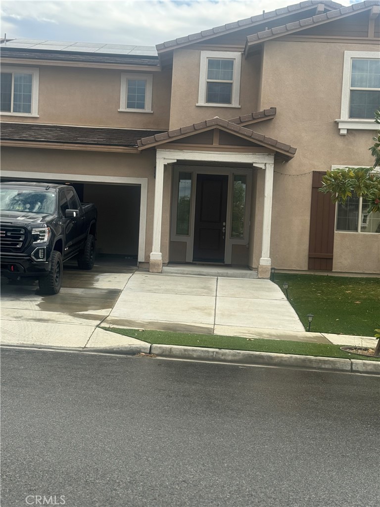 Stunning 5 bedroom, 4 bathroom single family home in the desirable Summit at Gabion Ranch community of North Fontana, built in 2022 with modern elegance and family friendly design. This spacious 3,194+ sq ft residence boasts an open concept gourmet kitchen featuring stainless steel appliances, a large island with seating, and a walk in pantry, seamlessly flowing into a formal dining area, perfect for entertaining. The thoughtful floor plan includes a main floor guest suite, and energy efficient upgrades, all on a generous 6664 sqft lot with a 3 car garage. Nestled in a master planned neighborhood with parks, Dog park , trails, and proximity to Gabion Ranch Park, this home offers access to top rated schools, vibrant community events, and a prime location near I-15 and SR-210 for easy commutes to Ontario Airport (10 mins), Riverside (30 mins), or LA (1 hr). Enjoy nearby dining, breweries, and outdoor adventures at Mary Vagle Nature Center, plus the growth potential of a booming area with a median home price of $850k-$900k for similar models. Move in ready and priced to sell, this modern gem blends luxury, convenience, and value in one of Fontana’s most sought after enclaves.