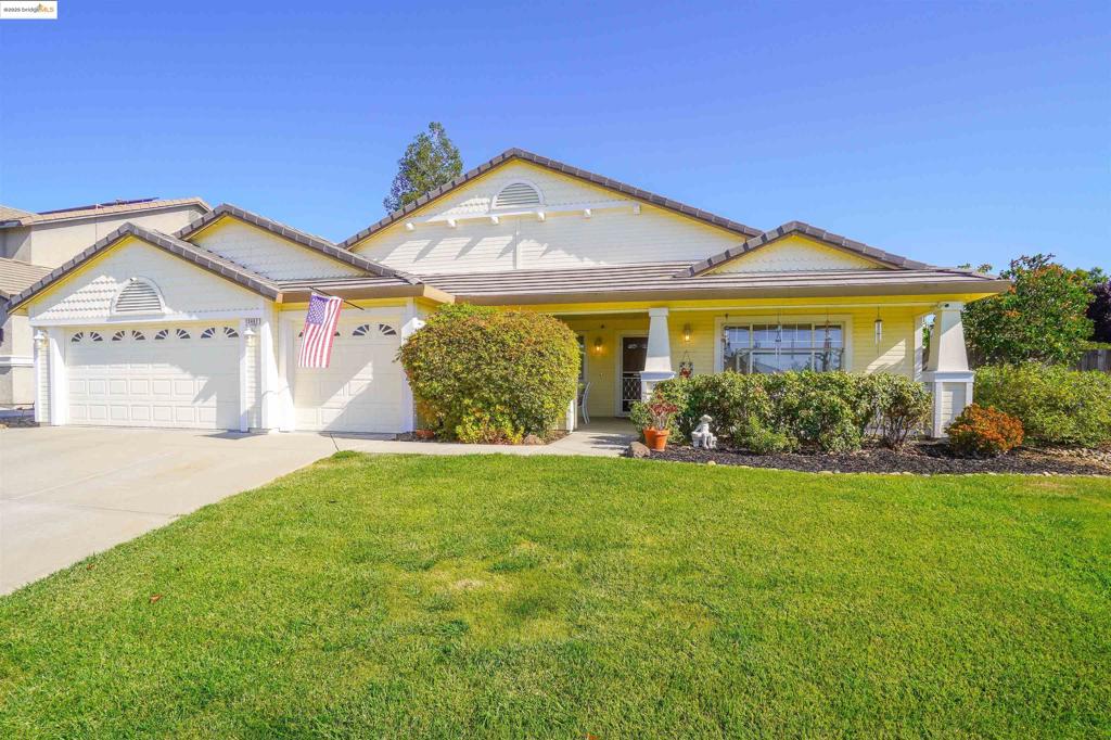 Welcome to your new home in the esteemed Deer Valley Estates neighborhood!! As you approach the home, you'll be greeted by a charming front porch, ideal for relaxing, reading or simply unwinding. This open-concept residence boasts four bedrooms, two and a half baths, and a spacious layout that includes formal living room, dining room, and a kitchen with a center island and nook area. A large brick fireplace with lovely mantel adorns the family room which is perfect for modern living and entertaining. A spacious primary bedroom with desirable features include a soaking tub, stand alone shower, vanity with two sinks, and walk-in closet. The three additional bedrooms are also spacious with ample closet space and all bedrooms have ceiling fans. A backyard is which perfect for entertaining, relaxation, barbecues, gatherings, gardening and features mature peach, plum and orange trees. Conveniently located near public transportation, schools, parks, a variety of restaurants, as well as the Kaiser Medical Center and Hospital. This move-in ready home eagerly awaits the perfect family to make it their own and enjoy all it has to offer!