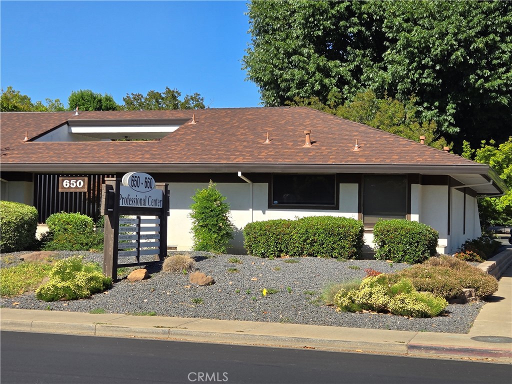 Bring your business to this peaceful, garden-style office complex in the heart of Chico! Located in proximity to lots of amenities with convenient freeway access, this suite is perfect for a variety of professional uses. Come see the abundance of natural light and beautiful views! The prior tenant was a dentist and the suite is well appointed for a similar use or for other medical or more traditional office space. The area enjoys a high concentration of medical users so Chico residents tend to be familiar with the area. The suite is available to tour now and it includes access to a lovely atrium which provides a peaceful respite. Fully air conditioned throughout with a private restroom, this suite is ideal for many professional uses.