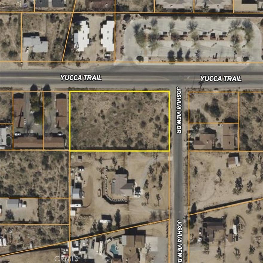 1.25-Acre Corner Lot in Yucca Valley, CA – Fully Water & Sewer Ready

Prime opportunity for developers or builders: a 1.25-acre corner parcel in Yucca Valley, designated as Miscellaneous Vacant Land (MVC-RL). Perfect for custom homes, vacation estates, or small tract development (verify local zoning allowances).



? Property Highlights:

Corner lot—enhancing accessibility, visibility, and design flexibility.



Utilities in place—water meter and sewer connection installed, a rare asset in this high-desert market.



Zoning: Miscellaneous Vacant Land / Rural Living (MVC-RL)—offering residential flexibility; confirm allowable uses with county planning.



Outstanding desert location—peaceful setting with quick access to Hwy?62, retail, restaurants, and Joshua Tree parks.



Ideal for residential development or turnkey build—utilities ready, zoning broad, and land size suitable for multiple custom home sites or a boutique subdivision.