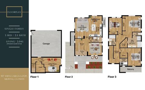 Tiny photo for 917 Vida Larga Loop, Milpitas, CA 95035 (MLS # ML82037538)