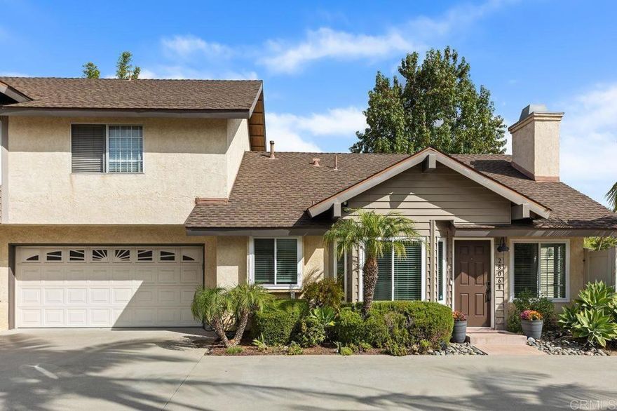Enjoy coastal living in this charming single-level home in La Costa Meadows! With 2 bedrooms, 2 baths, and an oversized 2-car garage, this light-filled condo offers the privacy of a detached home—no one above or below. The kitchen includes granite counters, upgraded appliances and plenty of pantry storage. Extend your living space outdoors with multiple patios and low-maintenance landscaping. Updated primary and guest bathroom. Thoughtful touches include luxury vinyl plank flooring, ceiling fans, gas fireplace, Tesla charger in the garage and plenty of storage. Close proximity to schools, shopping, restaurants, golf and a few miles from the beach!