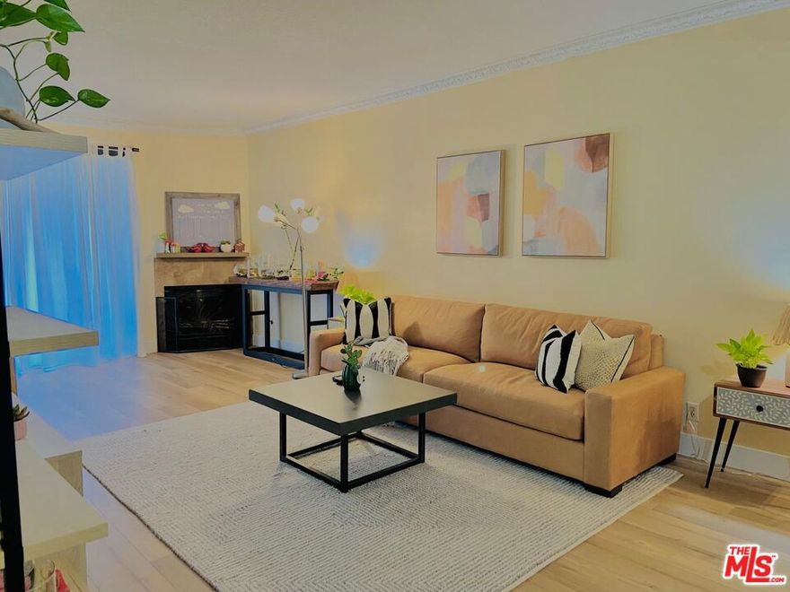 Welcome to your charming home located in the heart of Sherman Oaks.  This contemporary home offers a comfortable and convenient living experience.  Step inside this 2-bd, 2-bath END UNIT spanning 1298 sqft, and you'll immediately notice the well-designed layout and thoughtful details. The living spaces are bright and inviting, perfect for both relaxation and entertaining. The master bedroom is so spacious with walk-in closet and ensuite bathroom.  The kitchen is a chef's dream with bay window, boasting high-end appliances and ample storage space. A stackable high-end washer & dryer are included. Adjacent to the kitchen, you'll find a bar with sink and a private outdoor space, ideal for enjoying your morning coffee or unwinding after a long day. Enjoy access to a range of amenities, including a gym, two heated pools from May 1 - Oct 31, a sauna, a spa, and a rec room w/ kitchen and ample of guest parking. SIDE by SIDE Parking assigned for this unit.  Whether you prefer a refreshing swim, a rejuvenating workout, or a relaxing soak in the spa, this community has you covered. This home is surrounded by an array of dining, shopping, and entertainment options, providing the perfect blend of urban convenience and suburban tranquility. HOA fees cover EQ ins for the building, basic cable by Direct TV, internet by AT&T, building maintenance, sewer, trash, hot and cold water. Pet friendly building.  Rental restriction 1 year after change ownership.  Don't miss the opportunity to make this delightful unit your home.