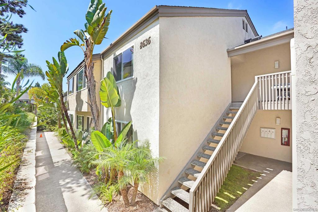 Very desirable lower single level 2 bedroom 2 bathroom view unit located on the ridge side of Villa La Jolla. This home features saltillo tiles throughout, primary bedroom with private bath and a spacious balcony to enjoy beautiful sunsets. One off street parking space included. The community boasts sparkling pool, fitness center, clubhouse and BBQ area. Close to UCSD, beautiful La Jolla Shores and some of the best shopping in town. AVAILABLE NOW!!