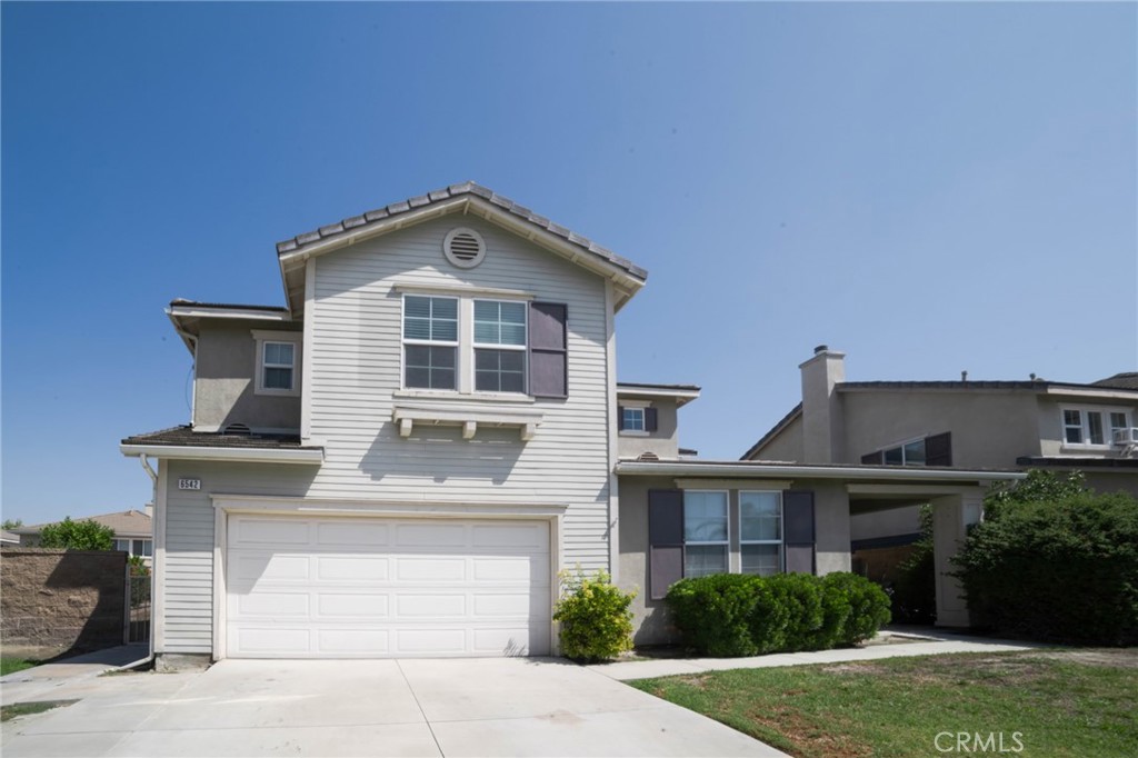 Discover this beautifully maintained Eastvale home featuring an open-concept kitchen with rich cabinetry, granite countertops, and built-in appliances that flow seamlessly into spacious living and dining areas with high cathedral ceilings, a formal living room, and a dedicated home office nook. A convenient downstairs bedroom is perfect for multi-generational living, while the expansive primary suite upstairs offers a large walk-in closet and private retreat. Completing the home are a three-car tandem garage, a large side yard, and a quiet cul-de-sac location—blending comfort, style, and functionality in one of Eastvale’s most desirable neighborhoods. Enjoy easy access to major shopping centers like Eastvale Gateway, Cloverdale Marketplace, and Ontario Mills, along with the 15, 60, and 91 Freeways. Top-rated schools and Harada Heritage Park are just a short drive away.