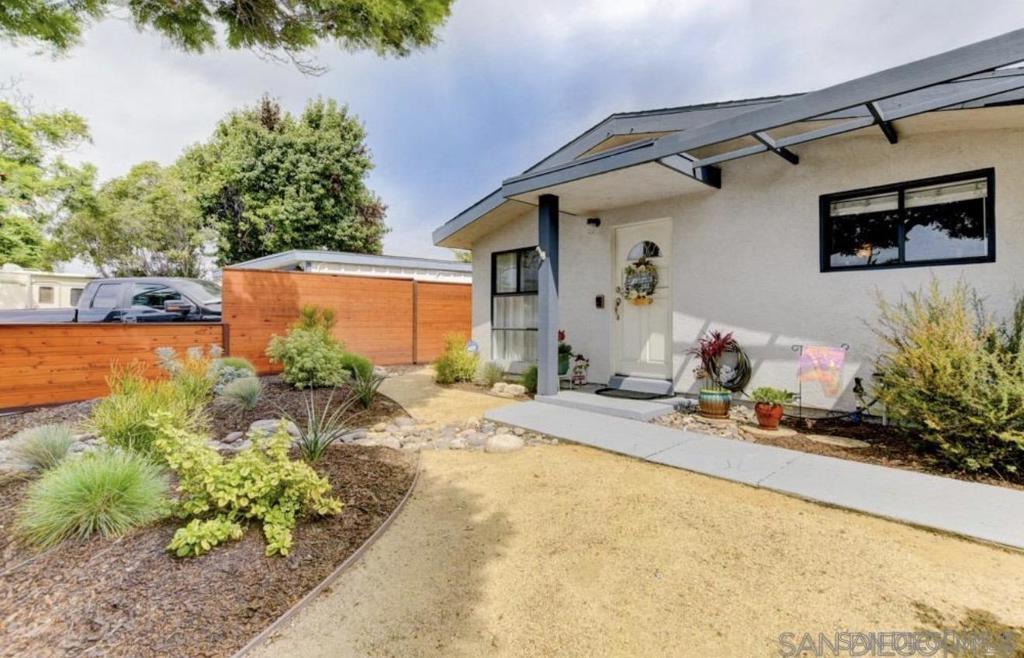 Welcome to 3169 Mission Village Drive! This inviting 4-bedroom, 2-bathroom home offers a perfect blend of comfort and upgrades. Featuring a newly remodeled bathroom, laminate flooring throughout, and a spacious layout, this property is move-in ready. Recent improvements include a new roof installed just two years ago and a 200-amp electrical panel upgrade by the city and has Central Forced Air. The backyard offers a convenient storage shed for your extra belongings. As an added bonus, the sale includes the washer, dryer, and refrigerator—making your move even easier. Located in the heart of San Diego, this home is close to shopping, dining, and major freeways, offering a perfect balance of convenience and lifestyle.