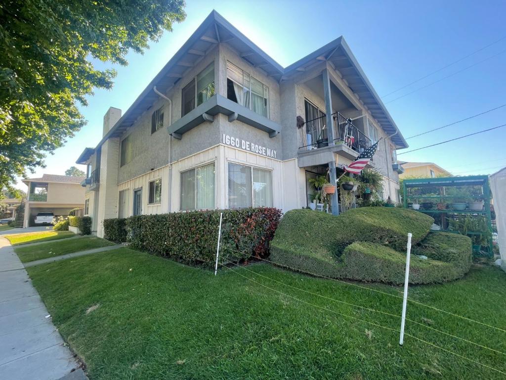 Rare opportunity to own a cozy fourplex well situated on an established San Jose neighborhood. All units are currently occupied and units are always in high demand. The property has mix of 1 x (3 bedrooms / 2.5 bath) town home style owner's unit approx.1250 sqft, 2 x (2 bedrooms / 1 bath) units approx.850 sqft each and 1 x (1 bedroom/ 1 bath) approx. 550 sqft. Few minutes from Pruneyard, Valley Fair and Santana Row, convenient access to Hwys 17, 880, 280, and Guadalupe Expressway. Great opportunity to get into the rental market!