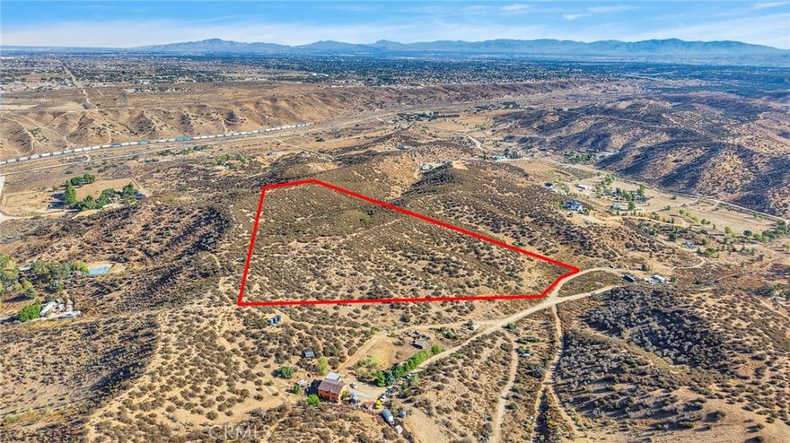 You could build a home with 360-degree view of the valley and desert in the Summit Valley area of Hesperia. This available parcel of approximately 18 acres can offer that and a lot more, there is legal access to the property and is situated in the Summit Valley. There are homes in the area with amazing views so you can get ideas of what you can do once you own this piece of real real estate. The property is conveniently located at a short distance from paved Summit Valley Rd, just go less than a mile south on Telephone Canyon and make a right on Dukes Country Rd, a quick right on Starlight Drive just about 1000 feet from Telephone Canyon Rd and Starlight Drive will take you to the property where you will see my for sale sign, also strategically located minutes to Highway 138 to the south, a route that you can use to avoid the Cajon Pass traffic when going down the hill, or if you simply want to up the mountains such as Crestline, Lake Arrowhead or all the way up to Big Bear via the 138, there are power lines on the street, you will need a water well which is typical in this area, this is ideal for the homeowner that want peace of mind in a equestrian environment but be 15 minutes to all the grocery stores, work, businesses and restaurants. The High Desert is now the future home of the recently approved High Speed Train from Apple Valley to Las Vegas and to the south to Rancho Cucamonga. The project is expected to break ground in the Victor Valley soon and be completed in over the course of the next few years, this projected is expected to bring in jobs and boost the economy of the High Desert.
