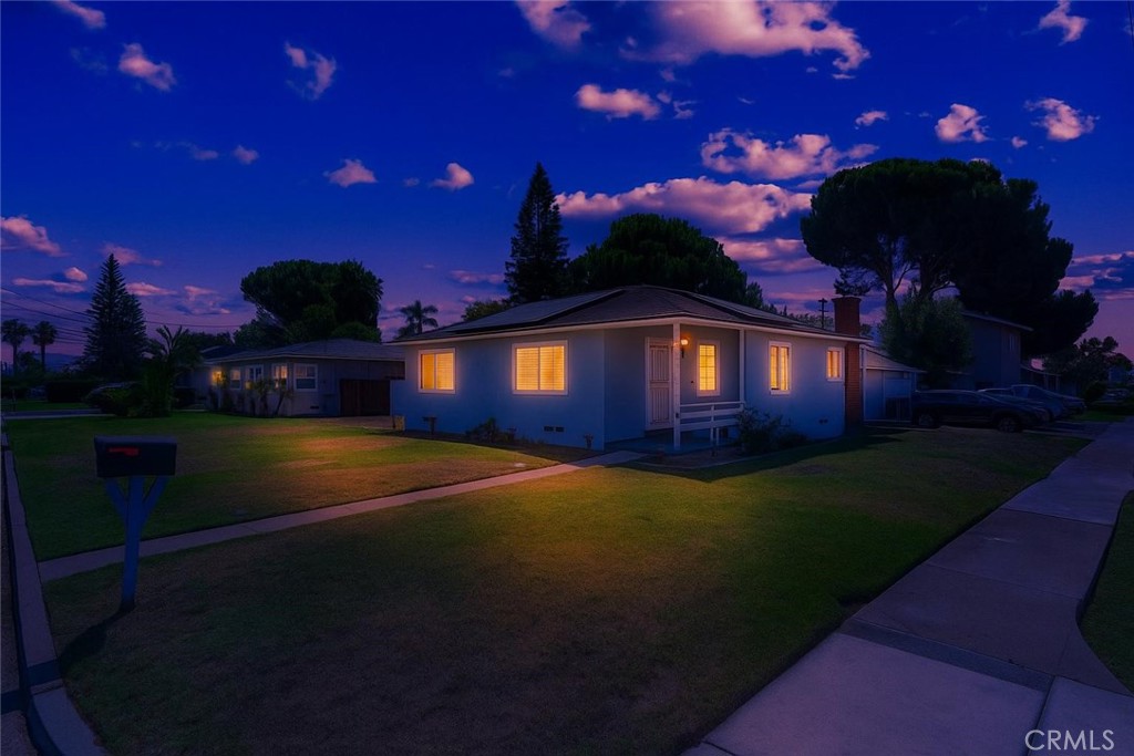 Step into this beautifully remodeled 3-bedroom, 2-bath home with its own private master suite, plus a permitted detached 1-bedroom, 1-bath ADU—perfect for extended family, a home office, or rental income to offset your mortgage.
Inside, you’ll love the modern finishes: sleek tile and laminate flooring, a bright kitchen with white cabinetry, quartz countertops, and a stylish backsplash that ties it all together. The open dining area flows seamlessly into the living space, while a cozy den with a contemporary fireplace invites you to unwind.
Enjoy the comfort of indoor laundry, central A/C & heat, recessed lighting, dual-pane windows, and blinds throughout. Sliding glass doors connect the den to a spacious backyard, creating the ultimate indoor-outdoor living experience—ideal for sunny afternoons, BBQs, and entertaining.
Sitting on a generous 8,500 sq. ft. lot, this property also comes equipped with solar panels and a generator sub-panel for energy efficiency and peace of mind.
Whether you’re looking to invest or settle in with your loved ones, this home offers the perfect blend of style, versatility, and opportunity.