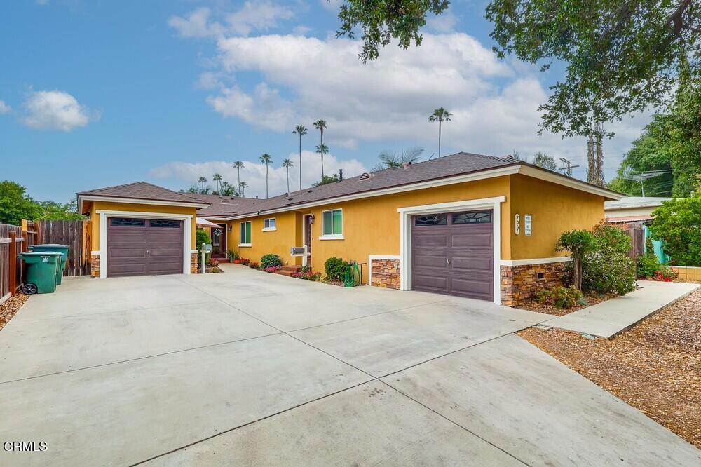 Discover the perfect opportunity to achieve your real estate dreams at 121-123 Carlton Avenue, Pasadena, CA. This exceptional contemporary duplex is ideal for those seeking home ownership, an investment property, or a valuable addition to their portfolio.Each unit offers over 1,000 square feet, the property totals an impressive 2,156 square feet of living space on a generous 7,476 square foot lot.Each unit is thoughtfully designed with 3 bedrooms and 2 bathrooms, complemented by dining and laundry areas that enhance everyday living. Patio doors open to a privately fenced yard and patio with drought landscaping, creating an inviting outdoor space for relaxation and entertainment. Modern conveniences include central air/heating, dishwasher, and parking, ensuring a comfortable and effortless lifestyle.Additionally, each unit features a single-car garage aligning with contemporary living standards. The property's prime location offers swift access to the Rose Bowl and major freeways, including the 210, 210W, and 134, making it an ideal choice for those valuing both tranquility and connectivity.This is more than just real estate; it's a welcoming invitation to a vibrant and fulfilling lifestyle. Welcome home!