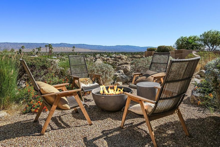 Elevated Desert Living in South Palm Springs.Perched above the valley floor with breathtaking panoramic views, this exceptional residence is located in one of Palm Springs most sought-after enclaves -- Tennis Club South. Thoughtfully reimagined with timeless elegance and modern comfort, this luxury retreat blends architectural sophistication with relaxed desert living.Beyond the circular drive, you'll find a beautifully updated 3-bedroom, 3-bath estate, including a versatile den and attached casita with private-entrance -- perfect for guests, home office, or serene studio.The open-concept design is ideal for effortless entertaining, showcasing a seamless indoor-outdoor flow, designer finishes, and expansive glass framing the uninterrupted valley and mountain vistas. Step outside to your own private resort, complete with a pool, spa, multiple lounging terraces, and intimate seating areas--each designed to capture the magic of the desert.The primary suite is a true sanctuary, featuring a private patio and spa-like bath, offering a peaceful escape from the everyday. With a two-car garage, lush landscaping, and close proximity to renowned hiking trails, upscale dining, galleries, and shopping, this property presents an unparalleled opportunity to experience Palm Springs luxury at its finest.