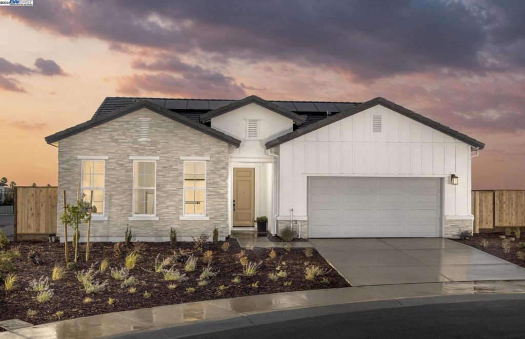 New community, Seagrass by Pulte Homes in charming Discovery Bay. Enjoy this new energy efficient construction, single story home. Washer, dryer, and refrigerator included in purchase. A serenity lake is a central feature at Seagrass. A new amenity center is under construction which will feature outdoor gathering places and games, pickle ball courts, a half basketball court, and a 2+ mile perimeter trail for additional strolling opportunities. This single-story Plan 2 home is the epitome of luxury living, featuring a spacious flex room, tastefully upgraded cabinetry, countertops, and flooring selections. This home has a 2.5 garage and a large covered patio will make entertaining a breeze.*Photos are of model home, not of actual home.*