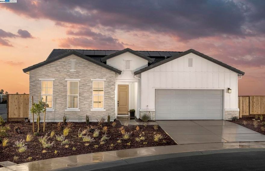 New community, Seagrass by Pulte Homes in charming Discovery Bay.  Enjoy this new energy efficient construction, single story home.  Washer, dryer, and refrigerator included in purchase.  A serenity lake is a central feature at Seagrass.  A new amenity center is under construction which will feature outdoor gathering places and games, pickle ball courts, a half basketball court, and a 2+ mile perimeter trail for additional strolling opportunities. This single-story Plan 2 home is the epitome of luxury living, featuring a spacious flex room, tastefully upgraded cabinetry, countertops, and flooring selections. This home has a 2.5 garage and a large covered patio will make entertaining a breeze.*Photos are of model home, not of actual home.*