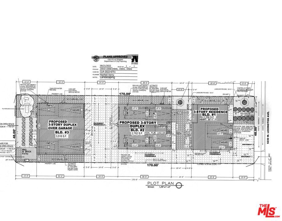 Bring your developer or investor with an open eye to ultimate possibility! This blank canvas offers 8,159 sqft of LA RD1.51XL land with ED1 potential, build approx 60 units, six stories tall, up to 63 high, ~5,586 sqft per floor, averaging 450sqft units. Or utilize the RTI plans to build 5 luxury, market rate units totaling 8,538 sqft featuring a stunning front single-family 5bd/5ba, middle duplex (2 4bd/3ba), and rear duplex (2 4bd/4ba), plus space to add an ADU. No SB8 clearance needed, plans submitted April2021. Existing structure is demolished. Prime Hollywood location near major studios (Warner Bros., Paramount, Netflix), Cedars-Sinai, entertainment hubs, parks, transit, markets & restaurants. Full set of plans for 5 units available upon request. Call for more information!