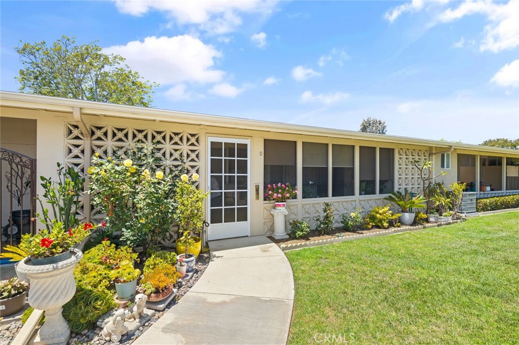 Prime Leisure World Location! This southeast-facing home is situated in the heart of Mutual 12-just short walk to the Health Center, Golf course, pool, gym, and the beautiful greenbelt. The patio includes a screened lanai, perfect for a patio garden or relaxing. The side patio is enclosed, creating a cozy outdoor living space with a skylight. Inside, you will find skylights in both kitchen and bathroom, bring wonderful natural light. Enjoy comfort, convenience, and community in Leisure World ! Carport No 136, Stall No 16.